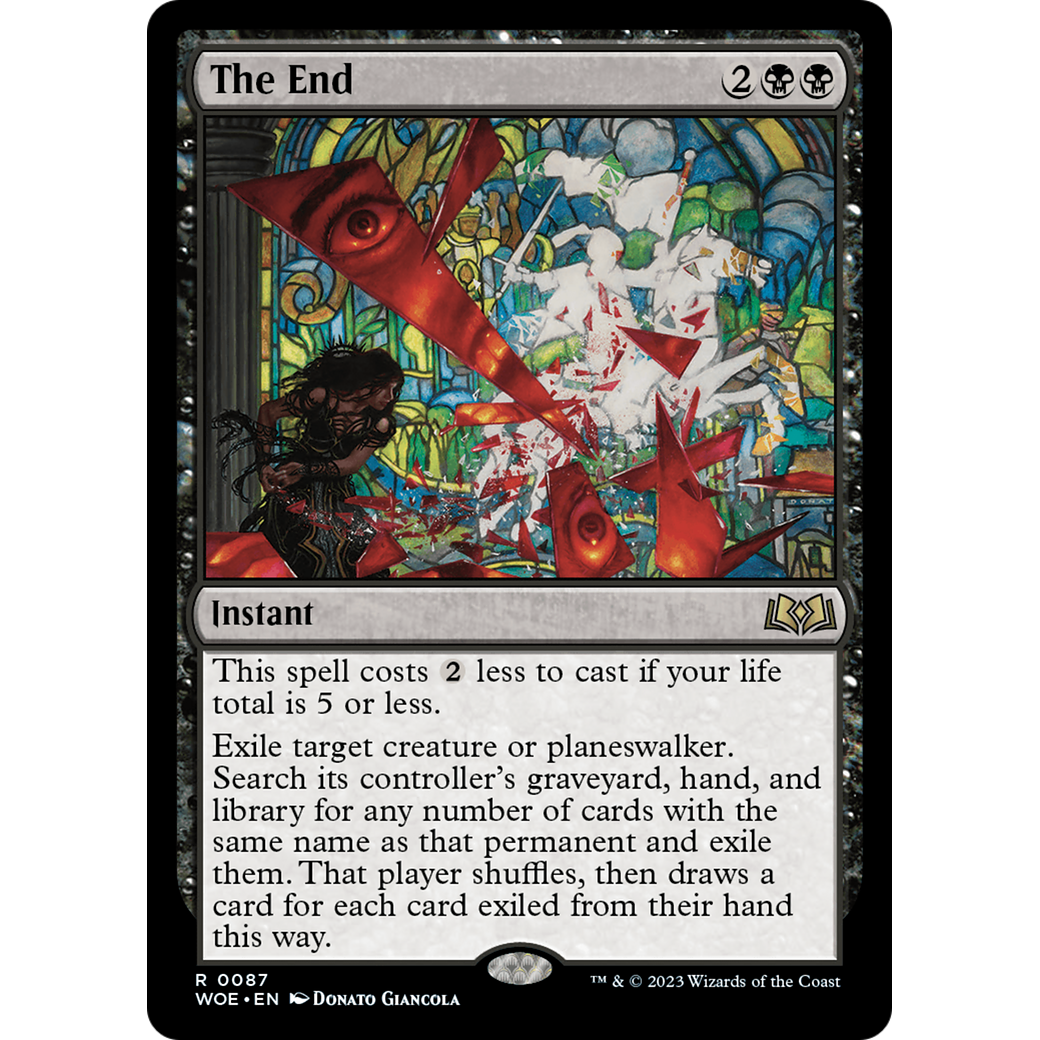 The End (WOE-087) - Wilds of Eldraine Foil