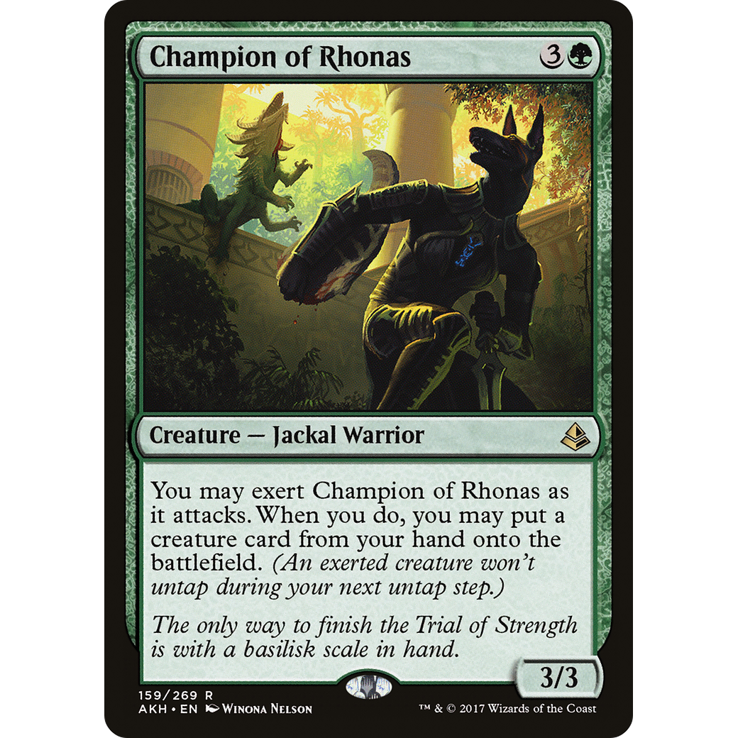 Champion of Rhonas (AKH-159) - Amonkhet