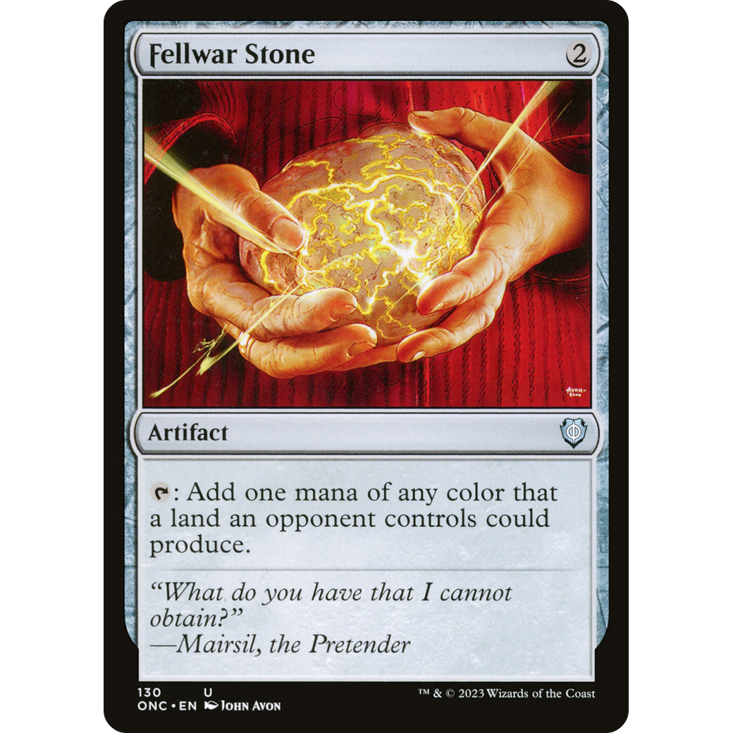 Fellwar Stone (ONC-130) - Phyrexia: All Will Be One Commander