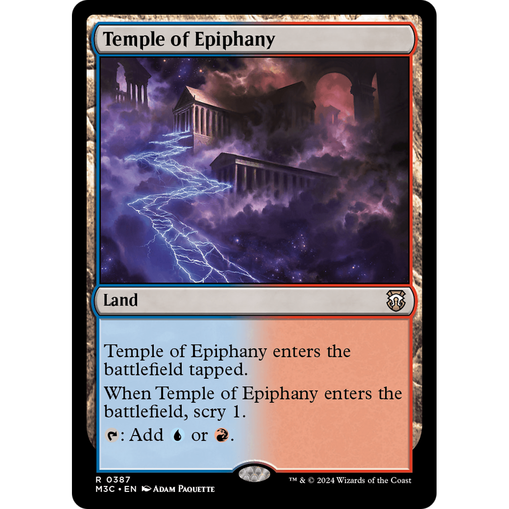 Temple of Epiphany (M3C-387) - Modern Horizons 3 Commander Foil