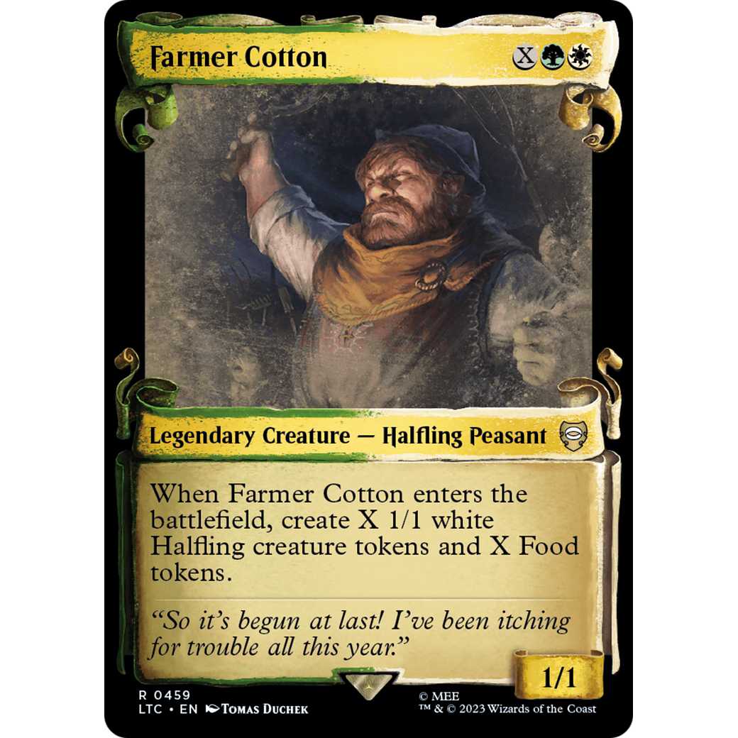 Farmer Cotton (LTC-459) - Tales of Middle-earth Commander: (Showcase) Foil