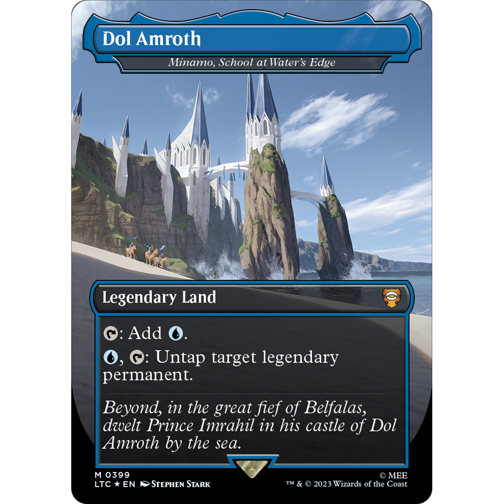 Minamo, School at Water's Edge (LTC-399) - Tales of Middle-earth Commander / Dol Amroth (Borderless) Foil