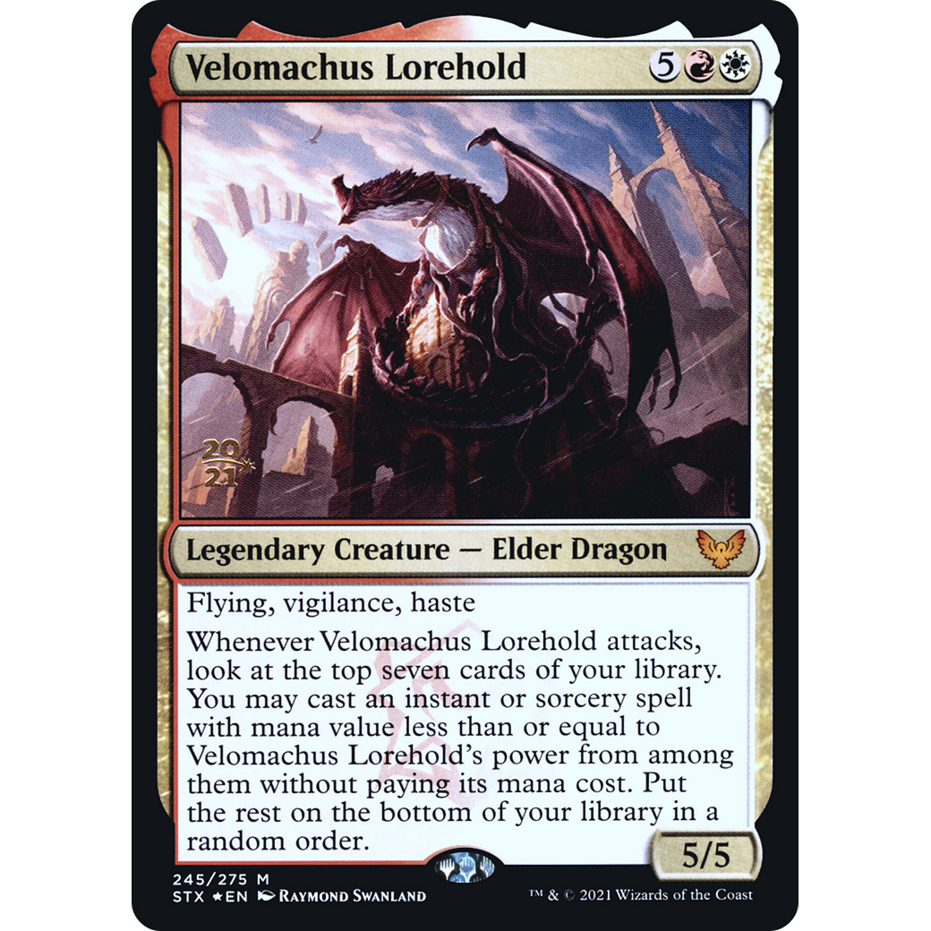 Velomachus Lorehold (PRE-245) - Strixhaven: School of Mages Promos Foil