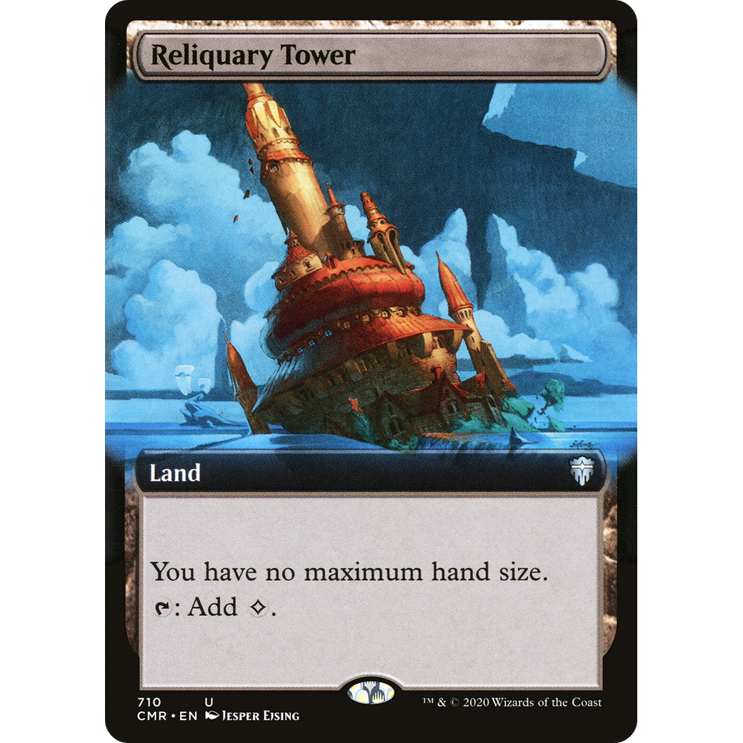 Reliquary Tower (Extended Art) (CMR-710) - Commander Legends: (Extended Art)