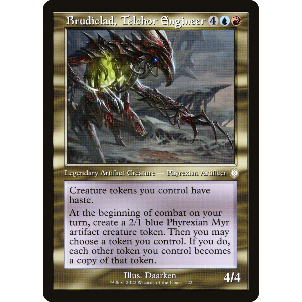 Brudiclad, Telchor Engineer (Retro Frame) (BRC-122) - The Brothers' War Commander