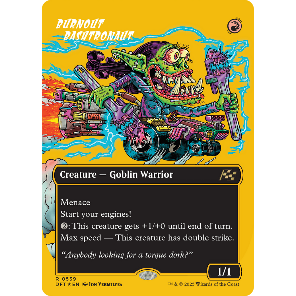 Burnout Bashtronaut (DFT-539) - Aetherdrift (Borderless) Foil