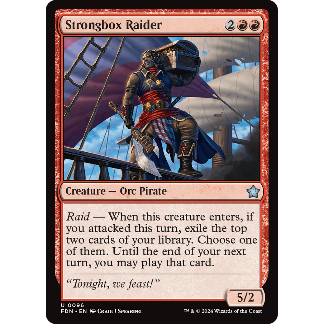 Strongbox Raider (FDN-096) - Foundations Foil