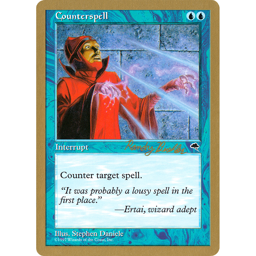 Counterspell - 1998 Randy Buehler (TMP) (WCD-) - World Championship Decks 1998