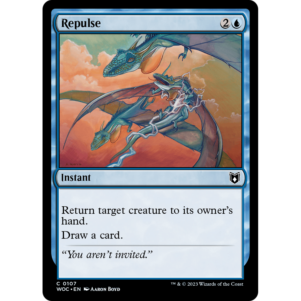 Repulse (WOC-107) - Wilds of Eldraine Commander