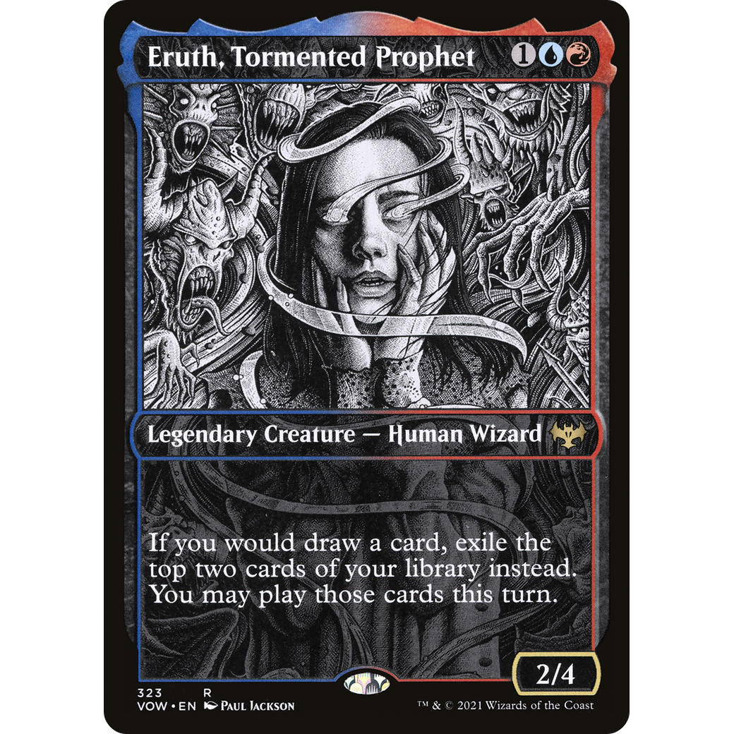 Eruth, Tormented Prophet (Showcase) (VOW-323) - Innistrad: Crimson Vow: (Showcase) Foil