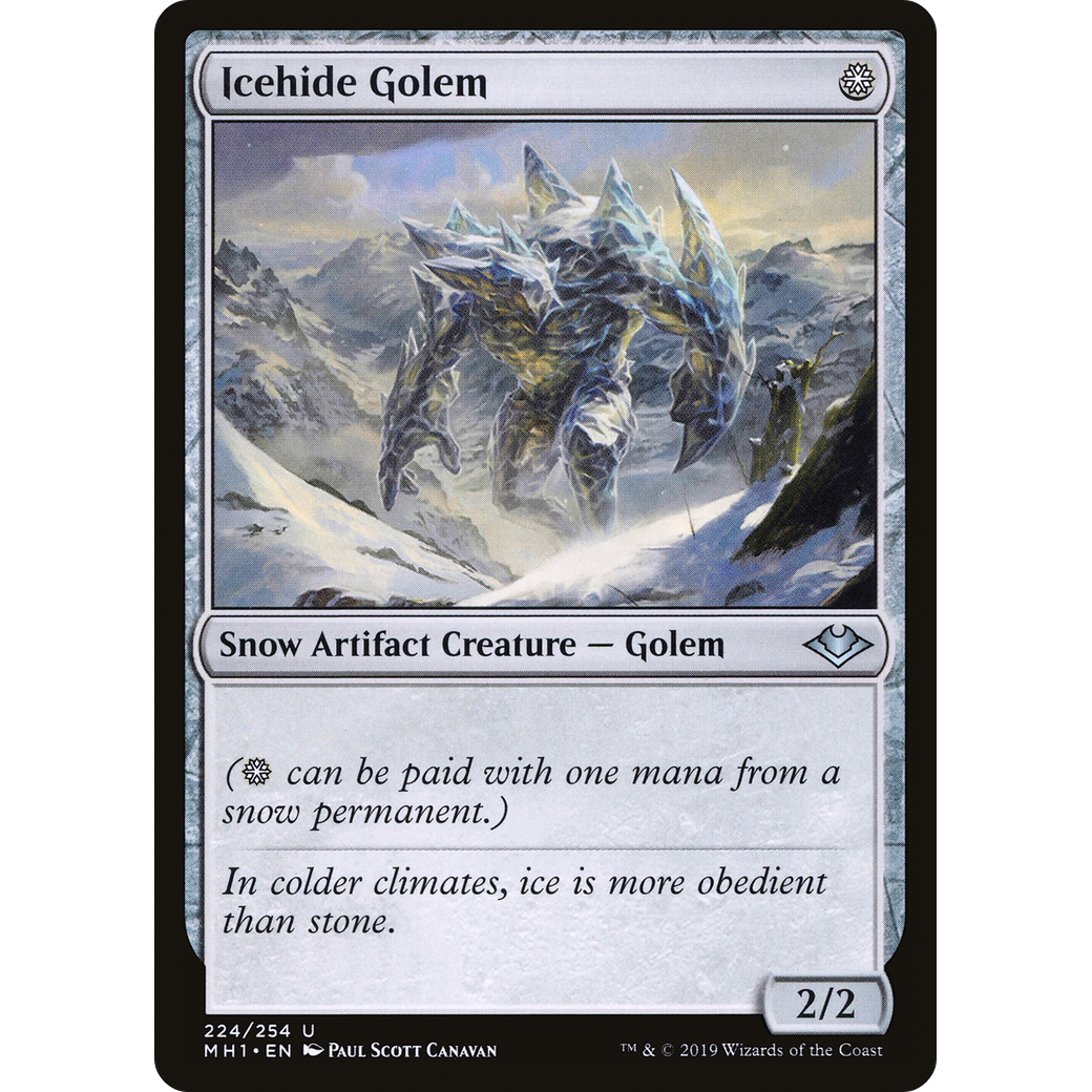 Icehide Golem (MH1-224) - Modern Horizons Foil