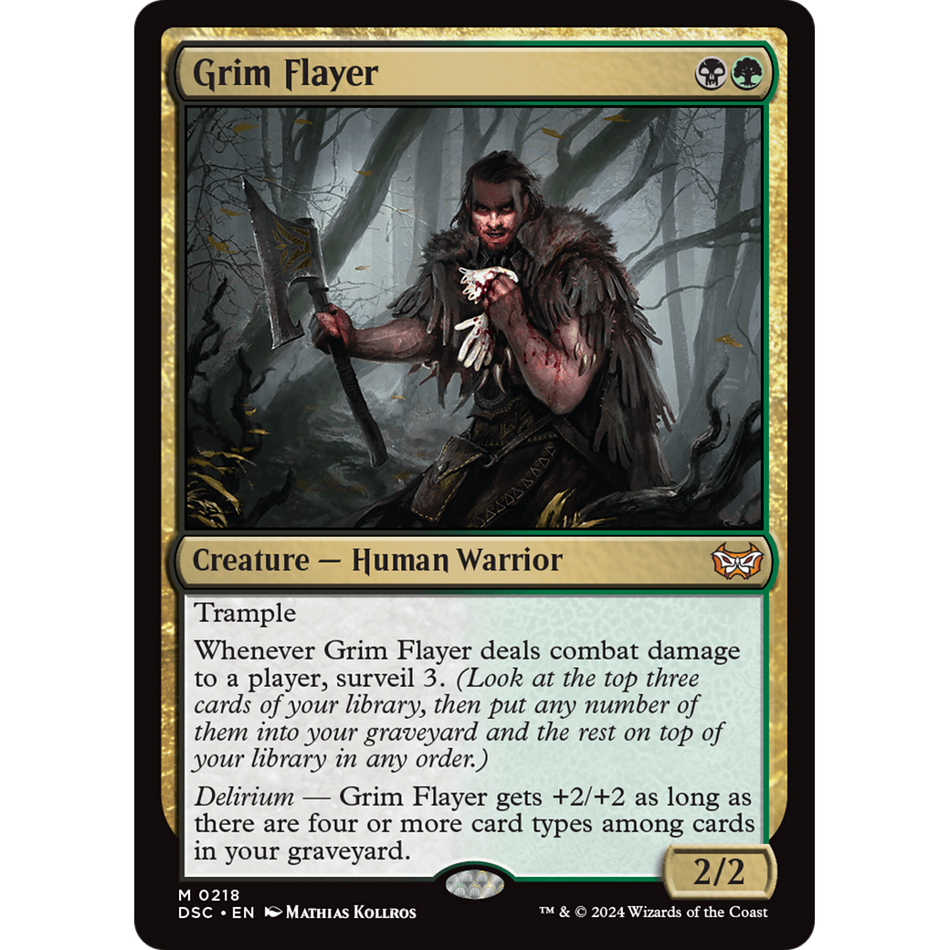 Grim Flayer (DSC-218) - Duskmourn: House of Horror Commander
