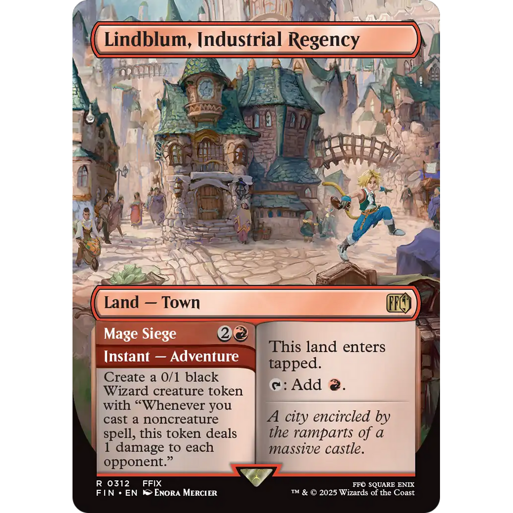 Lindblum, Industrial Regency // Mage Siege (FIN-312) - FINAL FANTASY (Borderless)