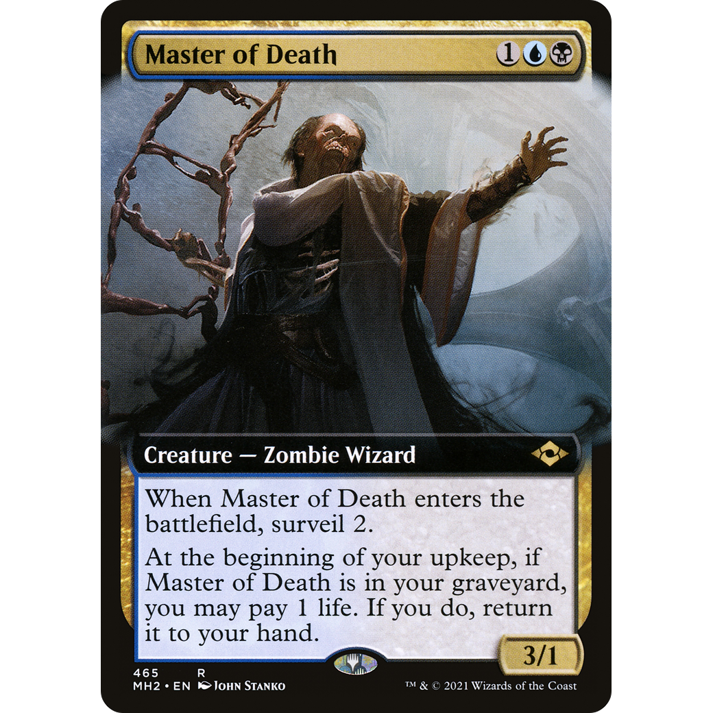 Master of Death (Extended Art) (MH2-465) - Modern Horizons 2: (Extended Art)