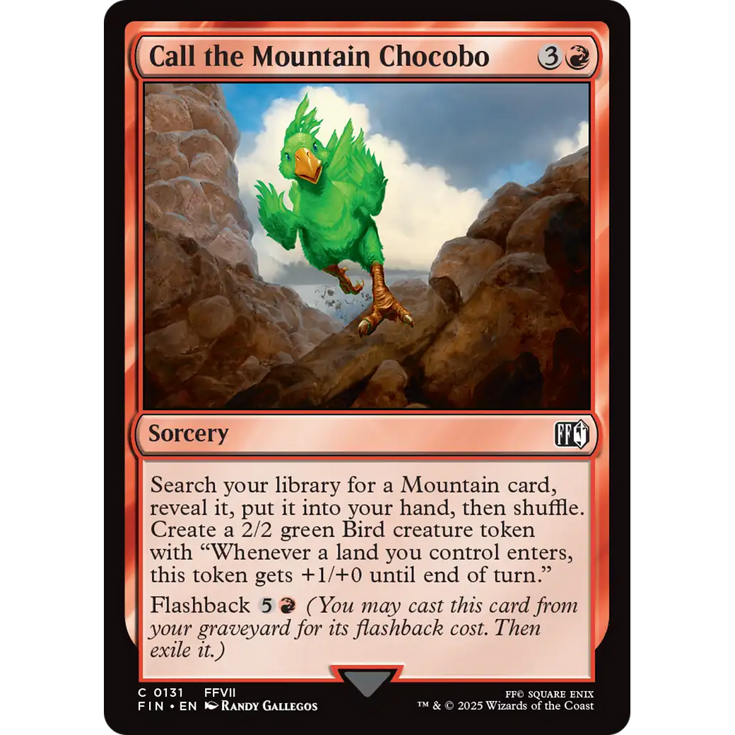 Call the Mountain Chocobo (FIN-131) - FINAL FANTASY
