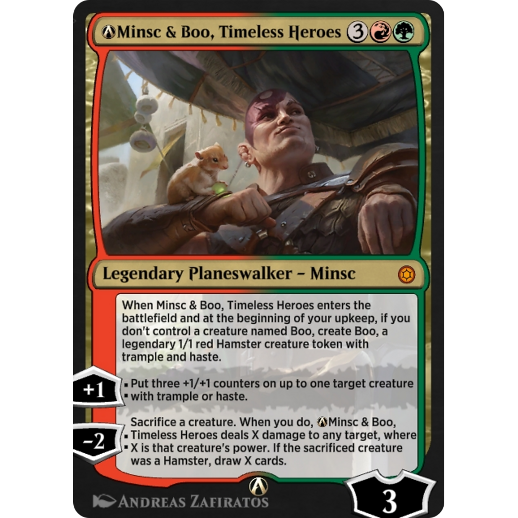 A-Minsc & Boo, Timeless Heroes (HBG-A-243) - Alchemy Horizons: Baldur's Gate