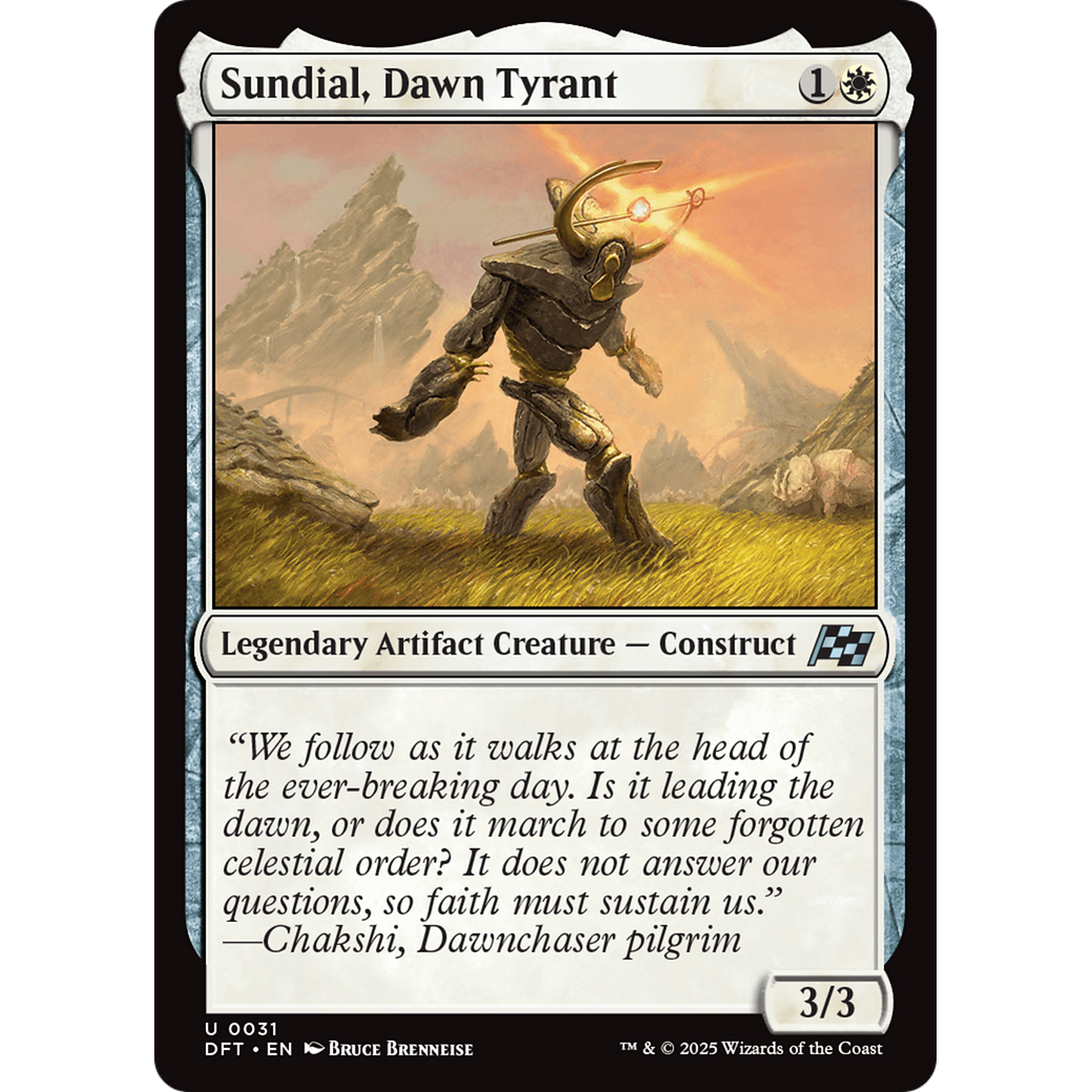 Sundial, Dawn Tyrant (DFT-031) - Aetherdrift Foil