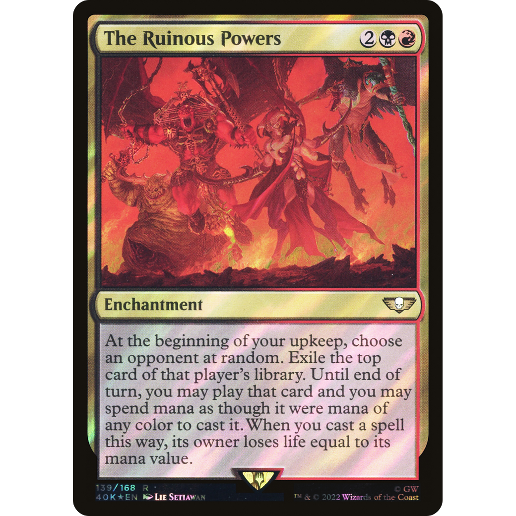 The Ruinous Powers (40K-139) - Warhammer 40,000 Commander Foil