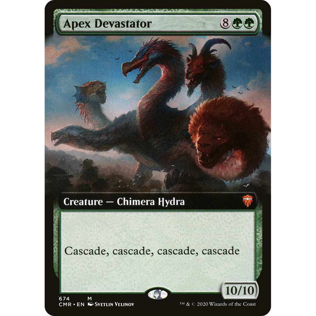 Apex Devastator (Extended Art) (CMR-674) - Commander Legends: (Extended Art) Foil