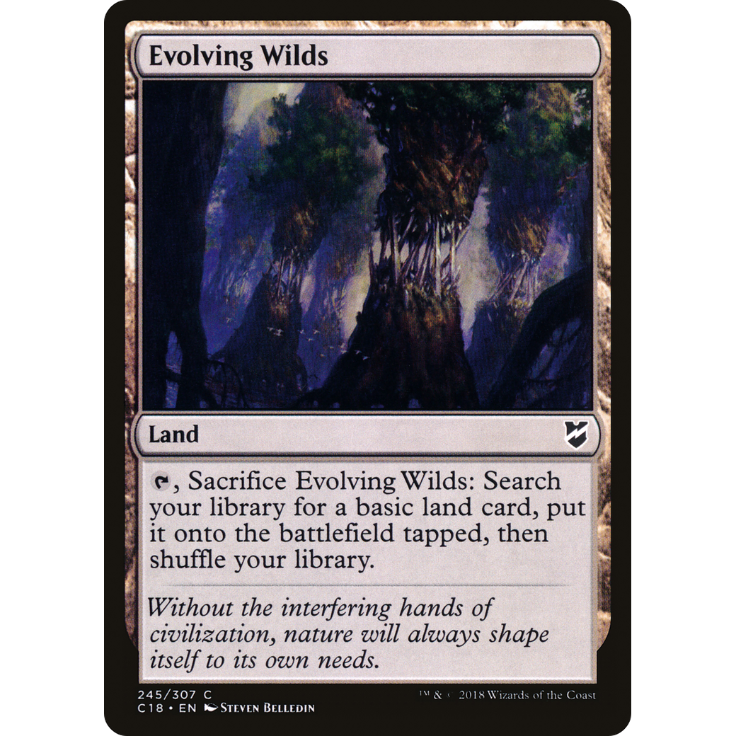 Evolving Wilds (C18-245) - Commander 2018