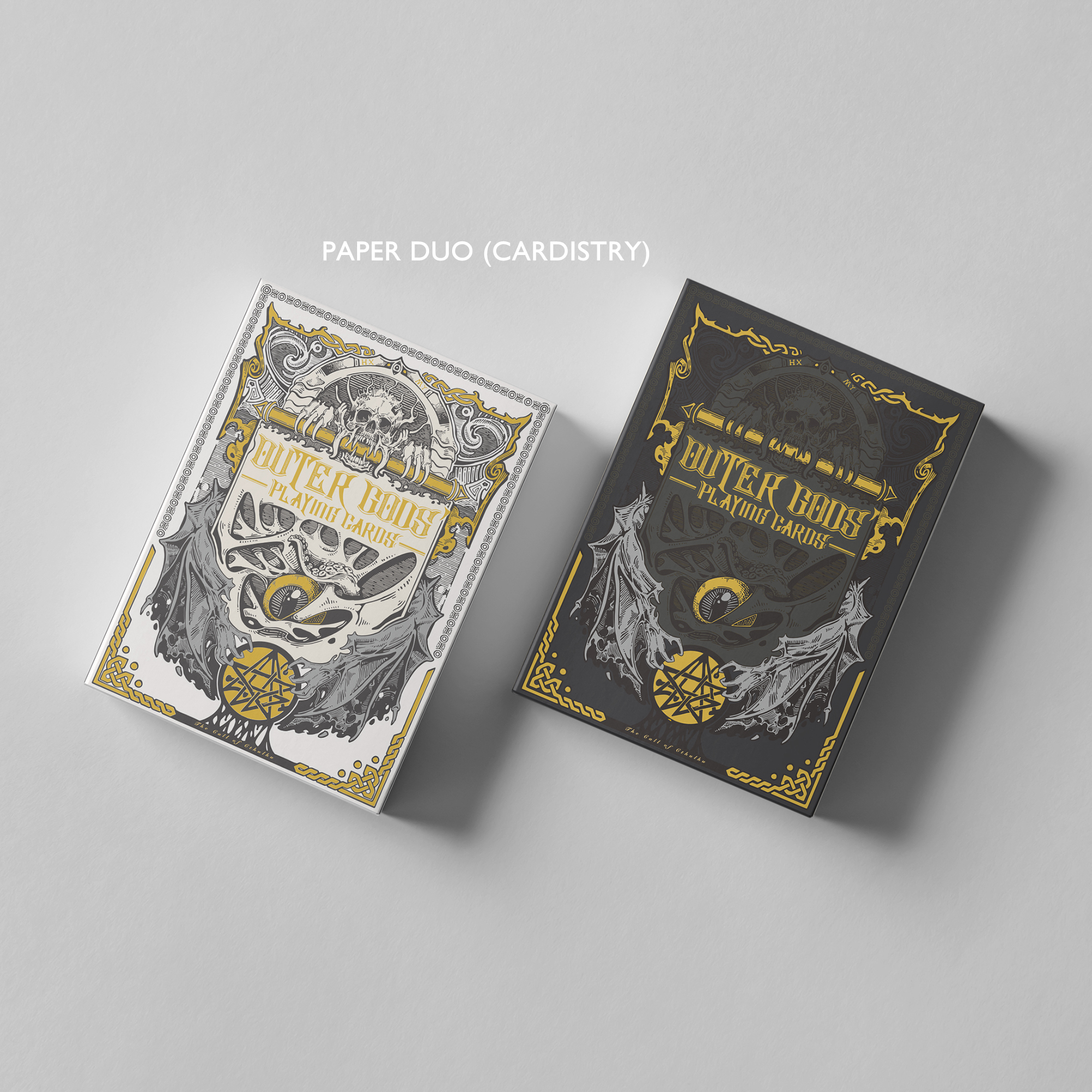 Gambling with Outer Gods Cthulhu Mythos Playing Cards: Paper Light