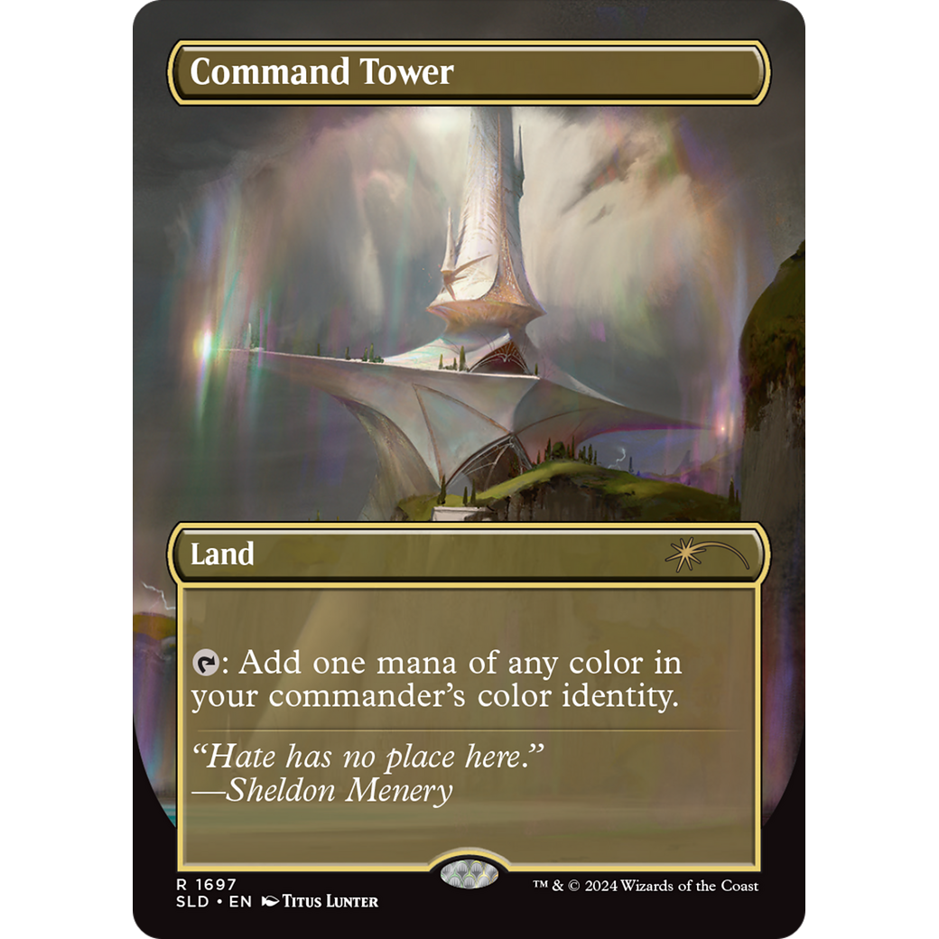 Command Tower (1697) (SLD-1697) - Secret Lair Drop (Borderless)