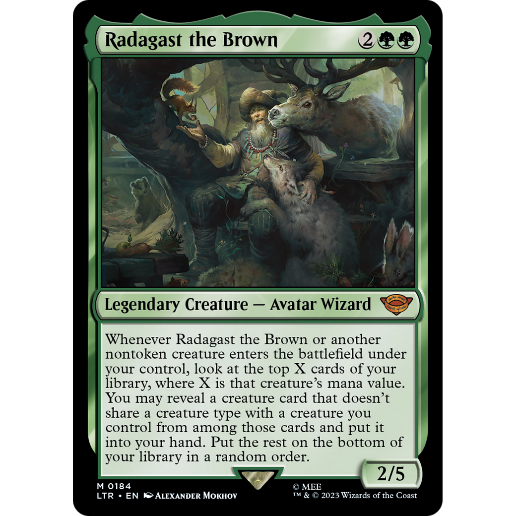 Radagast the Brown (LTR-184) - The Lord of the Rings: Tales of Middle-earth Foil