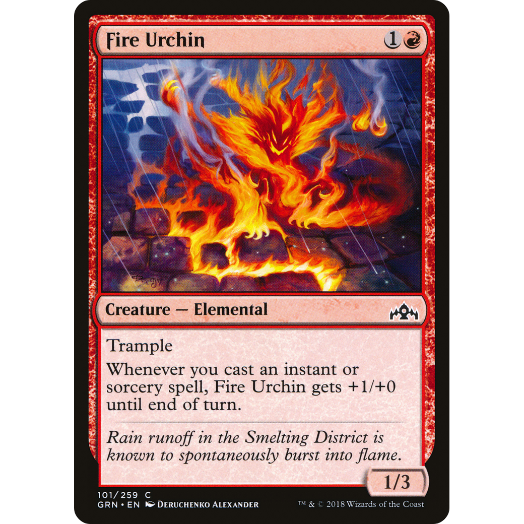 Fire Urchin (GRN-101) - Guilds of Ravnica