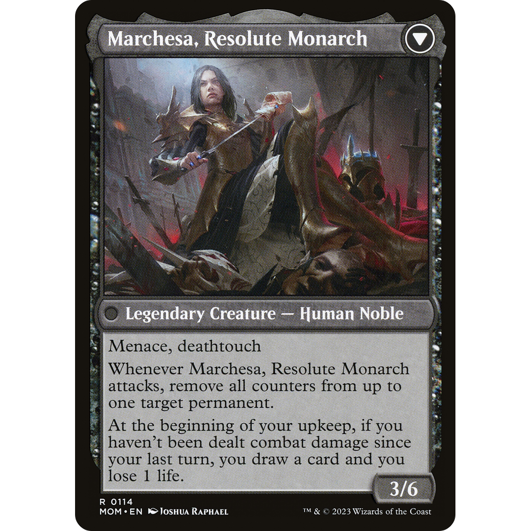 Invasion of Fiora // Marchesa, Resolute Monarch (MOM-114) - March of the Machine