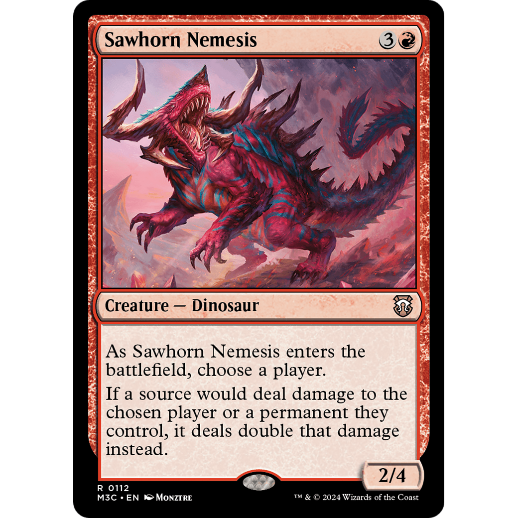 Sawhorn Nemesis (M3C-112) - Modern Horizons 3 Commander