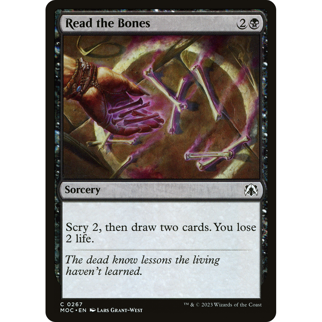 Read the Bones (MOC-267) - March of the Machine Commander