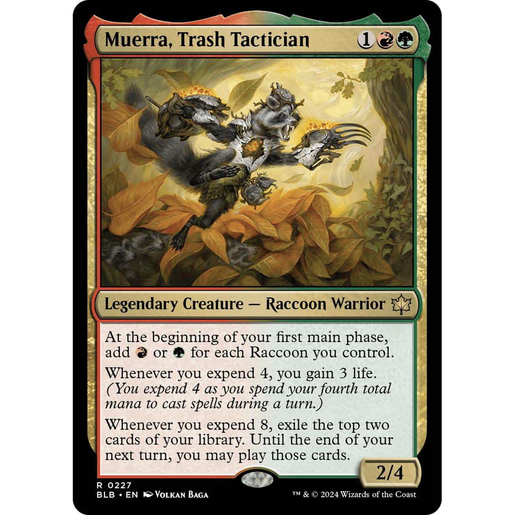 Muerra, Trash Tactician (BLB-227) - Bloomburrow Foil