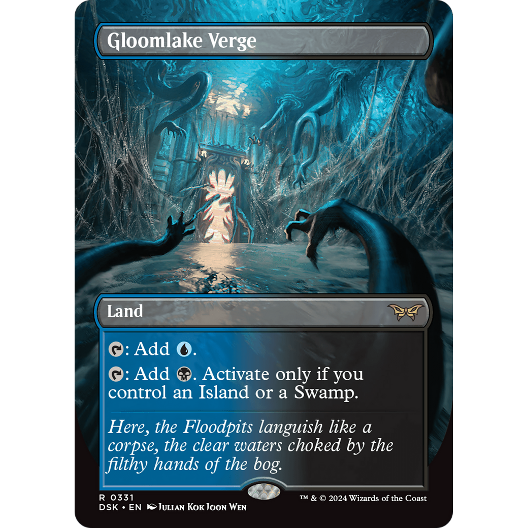 Gloomlake Verge (DSK-331) - Duskmourn: House of Horror (Borderless) Foil
