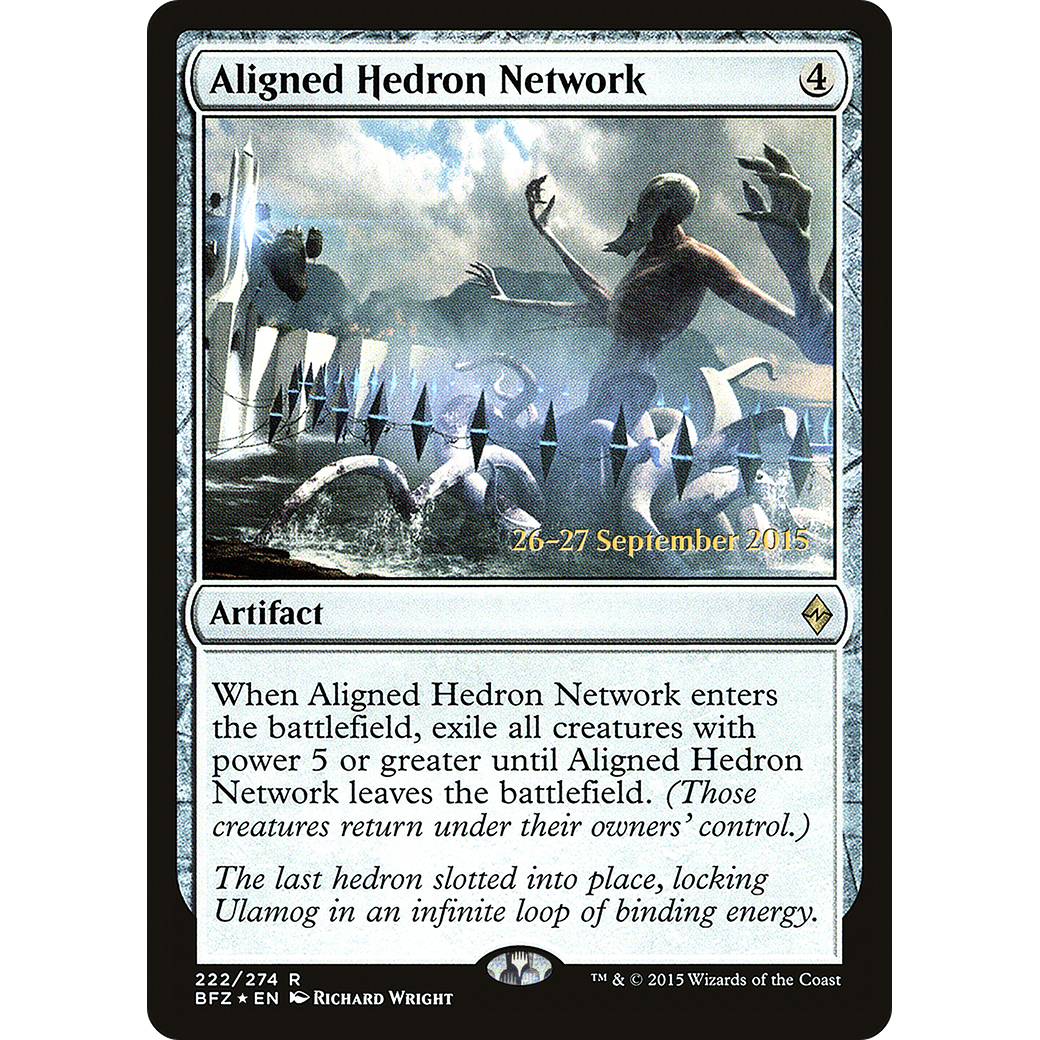 Aligned Hedron Network (PRE-222) - Battle for Zendikar Promos Foil