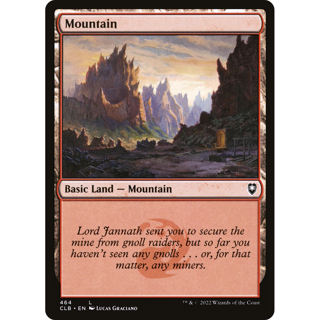 Mountain (CLB-464) - Commander Legends: Battle for Baldur's Gate