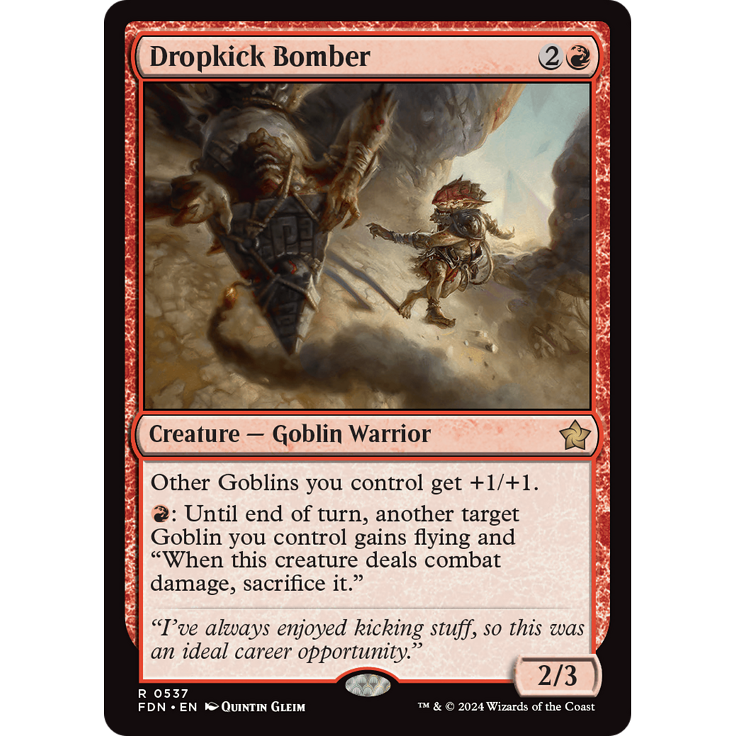 Dropkick Bomber (FDN-537) - Foundations