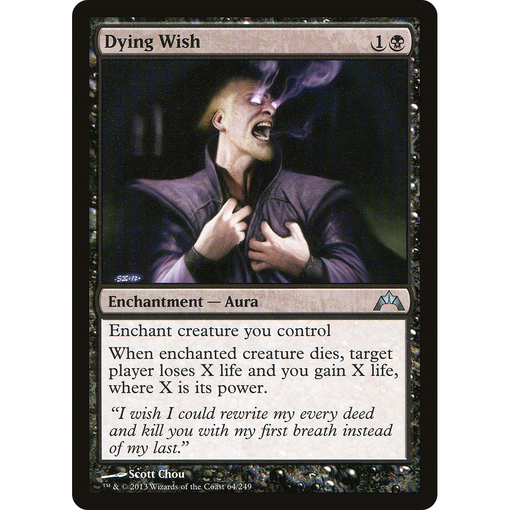 Dying Wish (GTC-064) - Gatecrash Foil