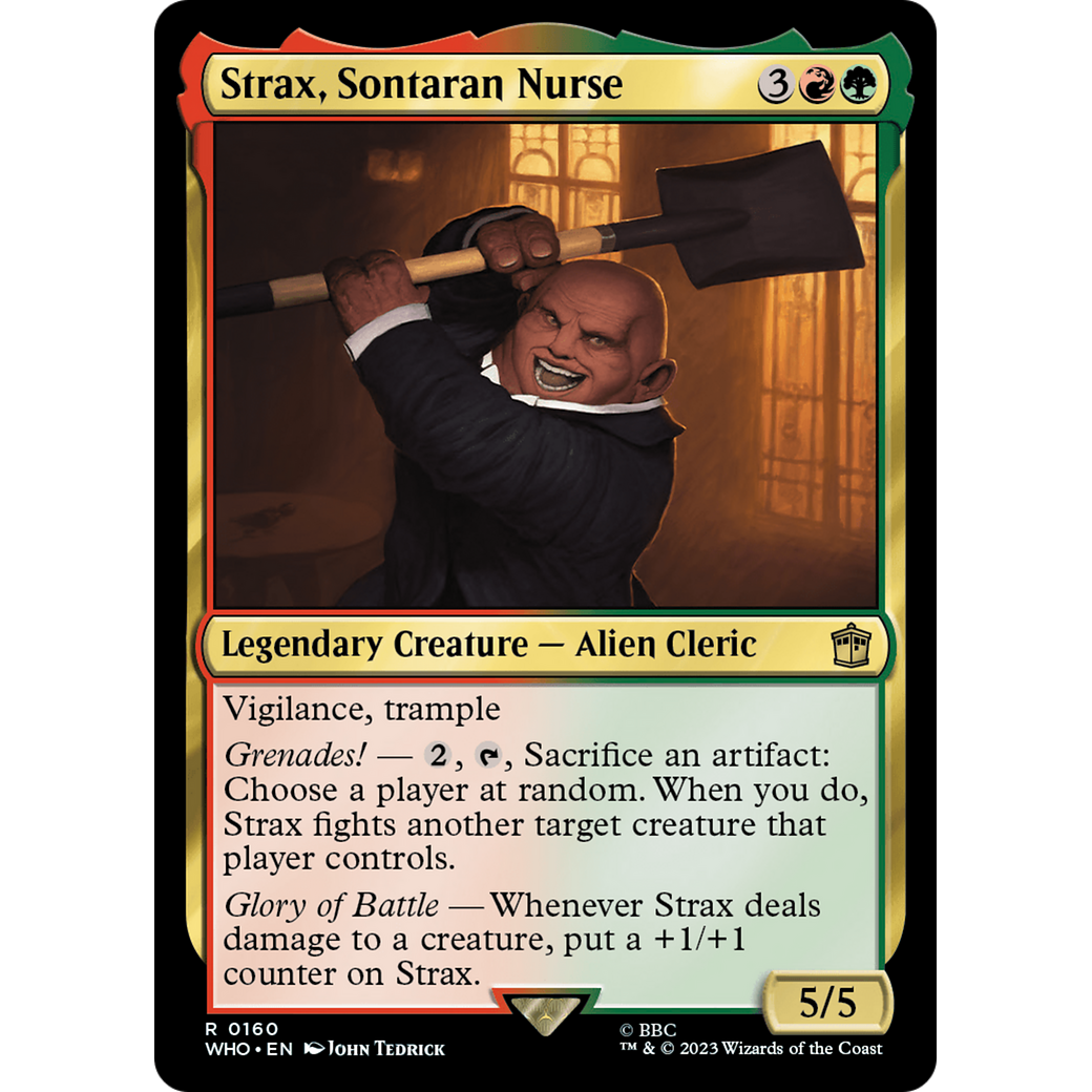 Strax, Sontaran Nurse (WHO-160) - Doctor Who Foil