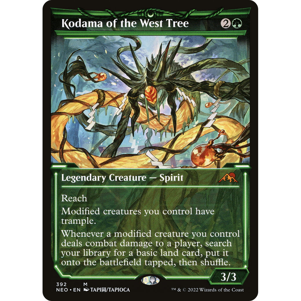 Kodama of the West Tree (NEO-392) - Kamigawa: Neon Dynasty: (Showcase)