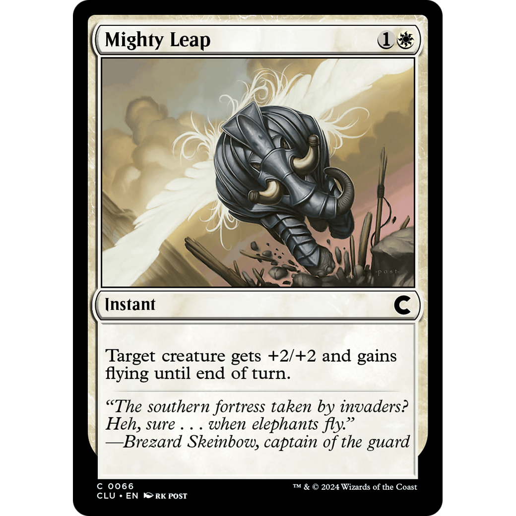 Mighty Leap (CLU-066) - Ravnica: Clue Edition