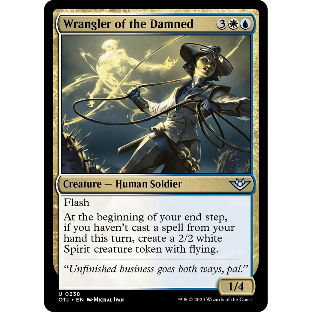 Wrangler of the Damned (OTJ-238) - Outlaws of Thunder Junction Foil