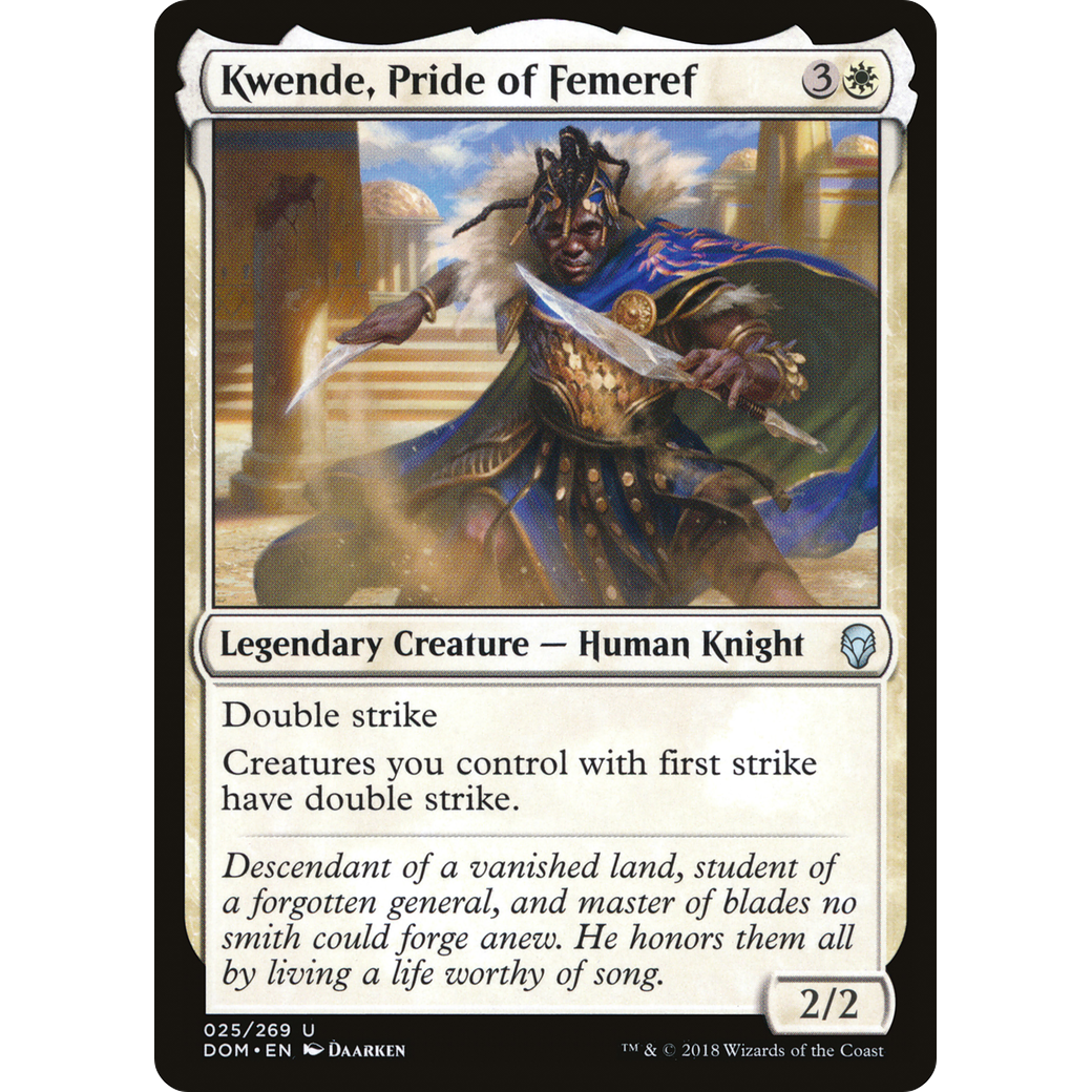 Kwende, Pride of Femeref (DOM-025) - Dominaria