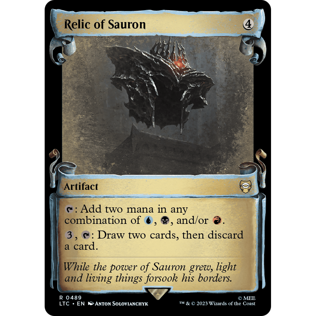 Relic of Sauron (LTC-489) - Tales of Middle-earth Commander: (Showcase)