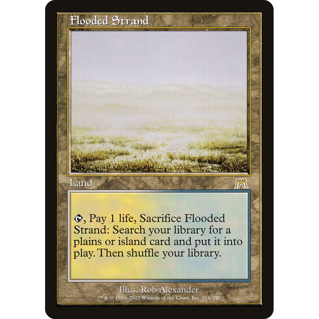 Flooded Strand (ONS-316) - Onslaught Foil