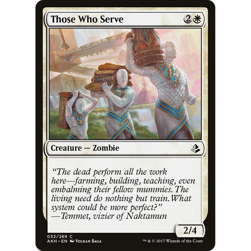 Those Who Serve (AKH-032) - Amonkhet