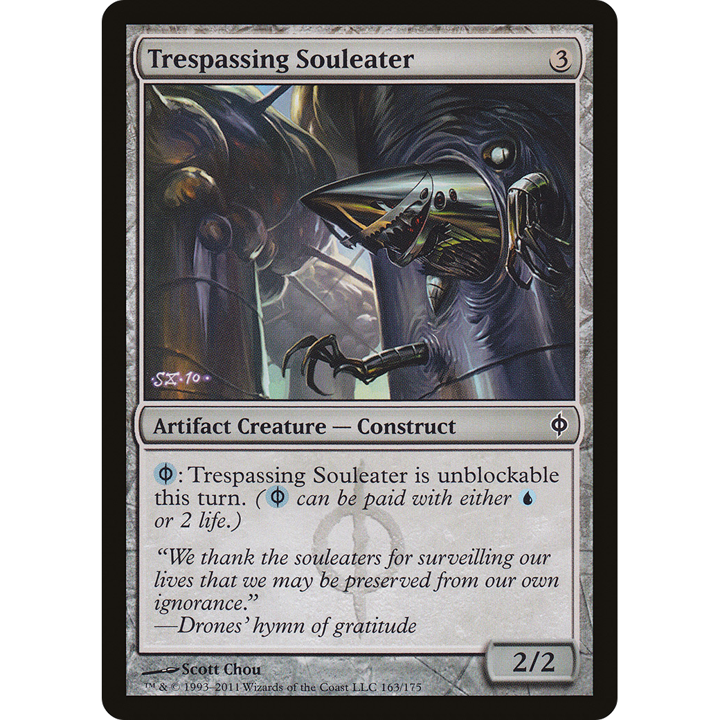 Trespassing Souleater (NPH-163) - New Phyrexia Foil