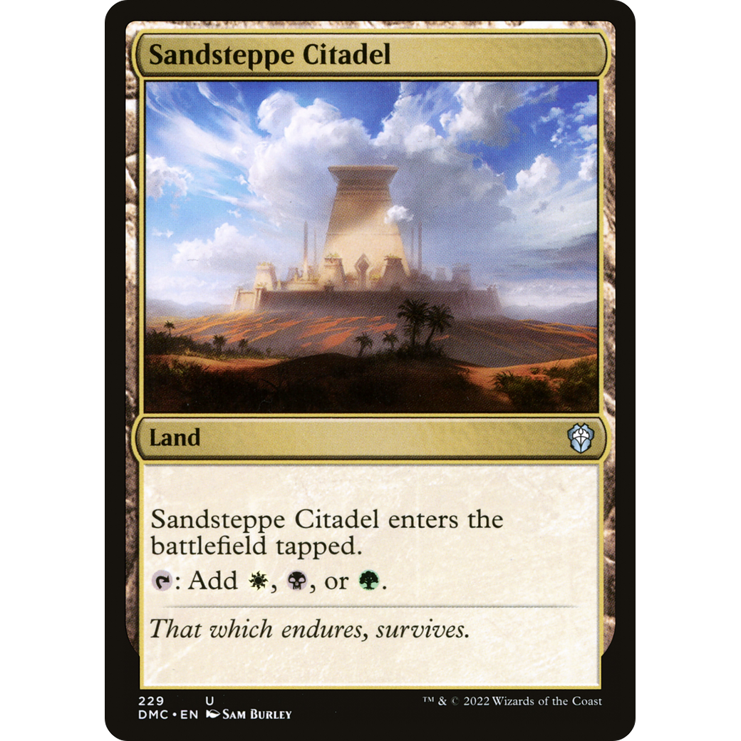 Sandsteppe Citadel (DMC-229) - Dominaria United Commander