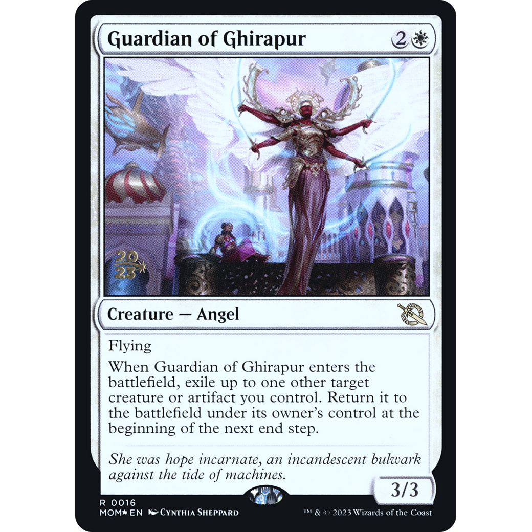 Guardian of Ghirapur (PRE-16S) - March of the Machine Promos Foil