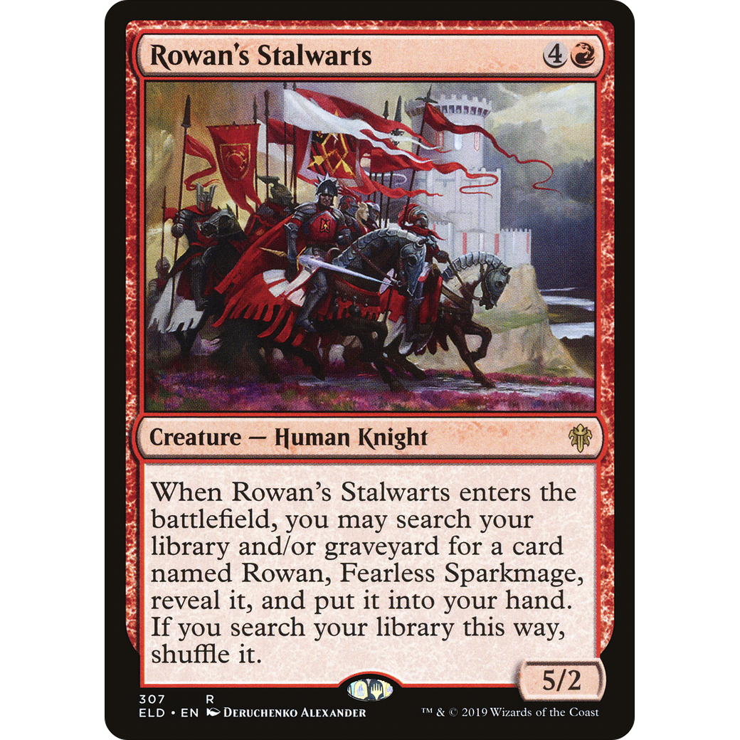 Rowan's Stalwarts (ELD-307) - Throne of Eldraine
