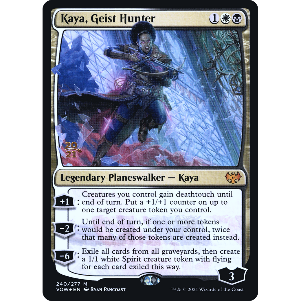 Kaya, Geist Hunter (PRE-240) - Innistrad: Crimson Vow Promos Foil